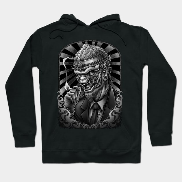 Winya no 133-2  The  Monkey King Hoodie by Winya